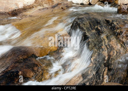 Schwemmfächer Wasserfall - Rocky Mountain Nationalpark - Estes Park, Colorado USA Stockfoto