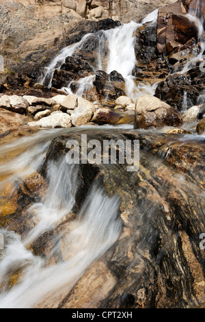 Schwemmfächer Wasserfall - Rocky Mountain Nationalpark - Estes Park, Colorado USA Stockfoto