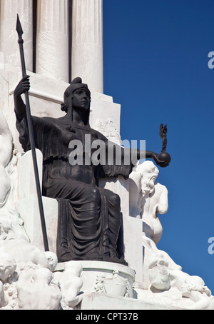Statue in Alt-Havanna-Kuba Stockfoto