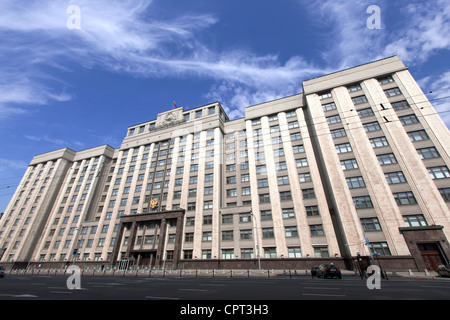 Gebäude von der Staatsduma der Russischen Föderation Stockfoto