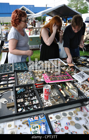 Ersten Montag Fachbesuchertage Flohmarkt in Canton, Texas, USA - älteste und größte Flohmarkt in den USA Stockfoto