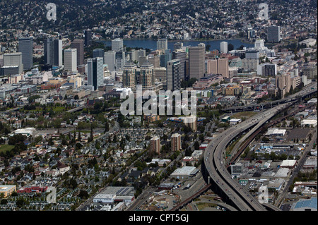 Luftaufnahme von Oakland, Kalifornien Stockfoto