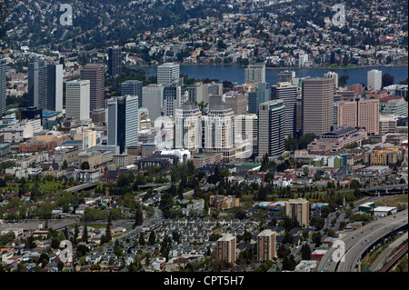 Luftaufnahme von Oakland, Kalifornien Stockfoto