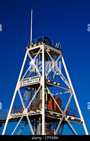 Bendigo Australien / zentrale Deborah Goldmine Stockfoto