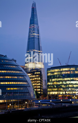 Der Shard London Bridge Viertel, London, England Stockfoto