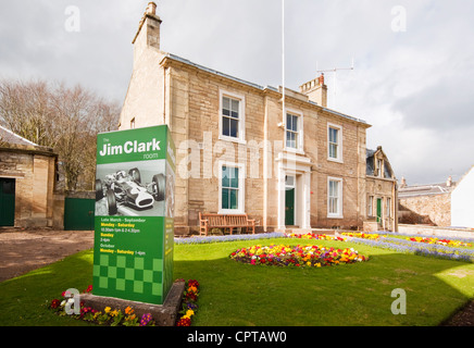 Jim Clark Museum in seinem Geburtsort Duns Grenzen Schottlands Stockfoto