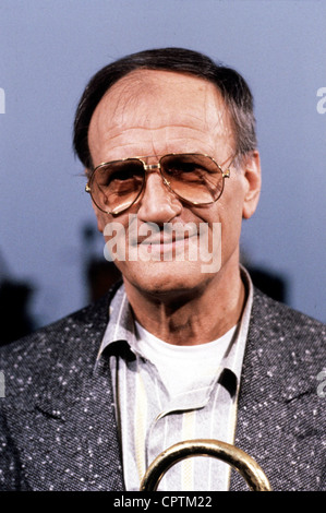 Mangelsdorff-Albert, 5.9.1928 - 25.7.2005, deutscher Jazzmusiker (Posaunist), Porträt, 1990, Stockfoto