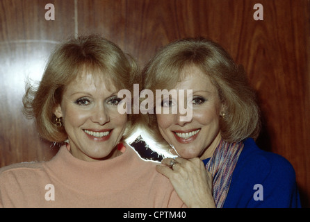 Kessler, Alice und Ellen (Twins), * 20.8.1936, deutsche Schauspielerinnen, Tänzerinnen, Porträt, 1987, Stockfoto