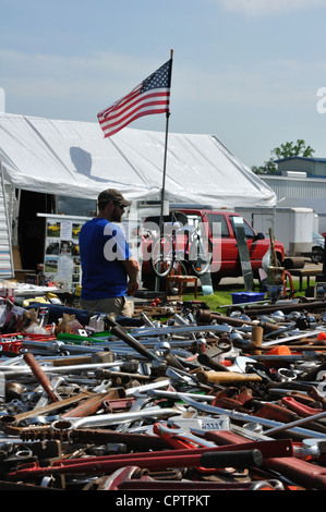 Ersten Montag Fachbesuchertage Flohmarkt in Canton, Texas, USA - älteste und größte Flohmarkt in den USA Stockfoto