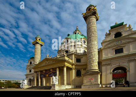 Karlskirche Vienna Charles Church Stockfoto