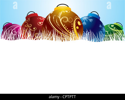 Weihnachtskarte Stockfoto