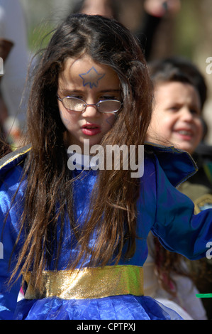 Purim-Festival 2012 in Eilat Israel Stockfoto