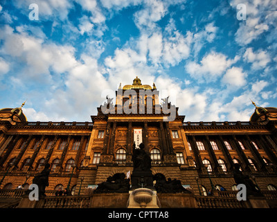 Nationalmuseum in Prag Stockfoto