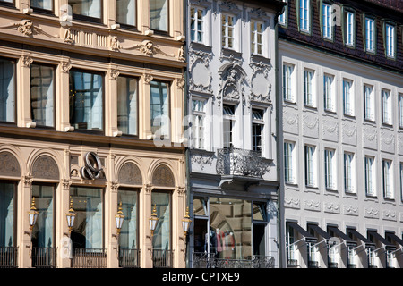 Maximillianstrasse im Zentrum von München von Résidence Palace, Bayern, Deutschland Stockfoto