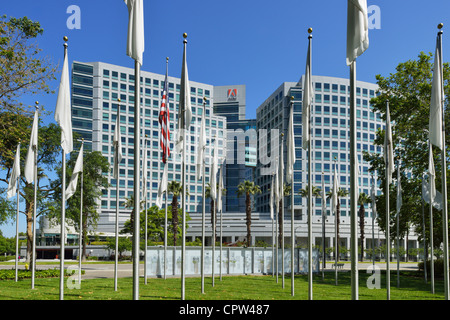 Der Hauptsitz von Adobe Incorporated (ADBE) in Silicon Valley, San Jose, CA Stockfoto