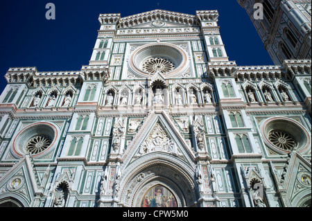 Il Duomo di Firenze, Kathedrale von Florenz, in Piazza di San Giovanni, Toskana, Italien Stockfoto