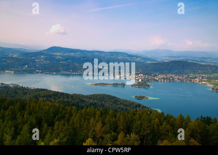 Wörthersee Lake in Österreich Stockfoto