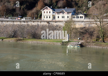 Bahnhof Laufenburg, Landkreis Waldshut, Schwarzwald, Baden-Württemberg, Deutschland, Europa Stockfoto