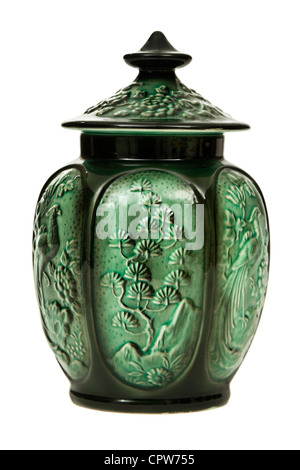 Vintage Sylvac Keramik "Kanton" Keks / Ingwer Jar (Muster Nr. 5395) Stockfoto