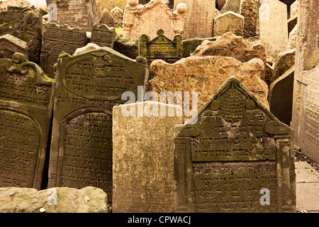Jüdischer Friedhof Sicht Stockfoto