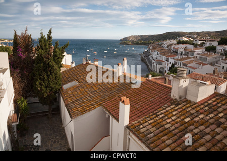 Die Bucht von Cadaqués auf den Cap de Creus - Cadaqués, Katalonien, Spanien Stockfoto