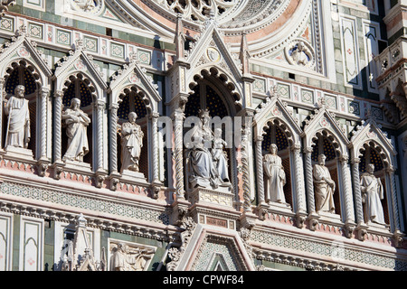 Il Duomo di Firenze, Kathedrale von Florenz, in Piazza di San Giovanni, Toskana, Italien Stockfoto