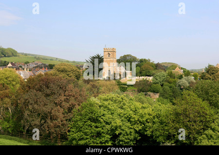 Die Kirche St. Nikolaus in der Dorf Abbotsbury Dorset Stockfoto