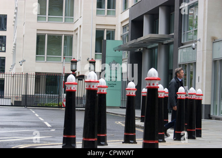 die Rollen, die Gebäude, Königliche Gerichtshöfe London Stockfoto