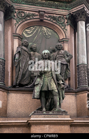 Graf Friedrich Wilhelm von Haugwitz auf das Denkmal für Maria Theresa in Wien Stockfoto