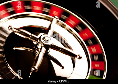 Roulette im casino Stockfoto