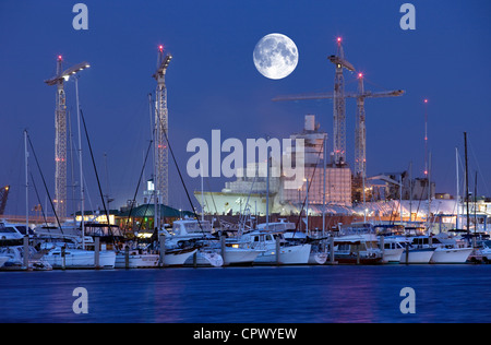 TIDEWATER MARINA ELIZABETH RIVER INNENSTADT VON NORFOLK VIRGINIA USA Stockfoto