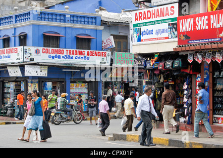 Die Innenstadt von Kandy, Sri Lanka Stockfoto