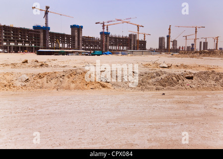 Bauarbeiten, Dubai, Vereinigte Arabische Emirate Stockfoto