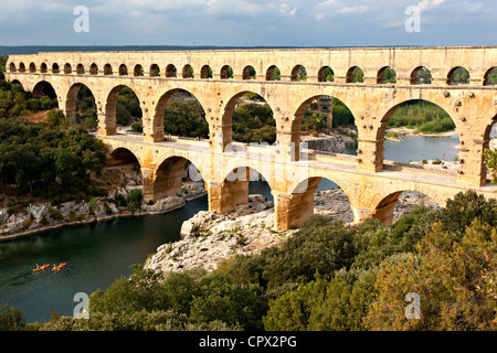 Pont du Gard, Nimes, Provence, Frankreich Stockfoto