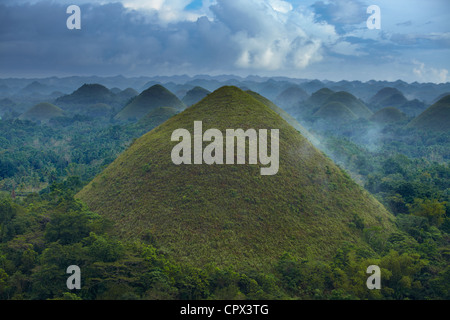 Chocolate Hills, Bohol, Visayas, Philippinen Stockfoto