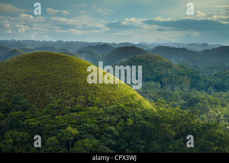 Chocolate Hills, Bohol, Visayas, Philippinen Stockfoto