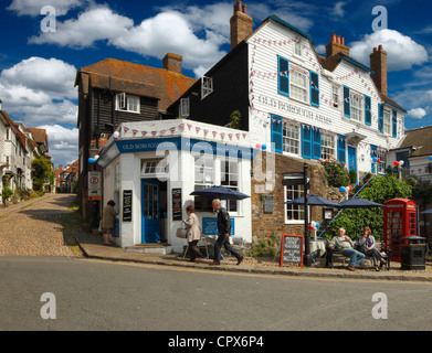 Meerjungfrau Ecke Teestuben und Gastwirtschaft, Roggen. Stockfoto