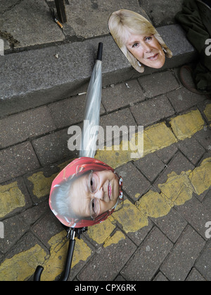 Straßenfest im Queen Elizabeth II Diamant-Jubiläum feiern in London, UK Stockfoto