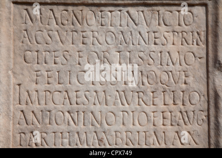 Antike Lateinische Inschrift Stockfotografie Alamy