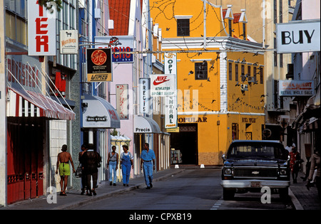 Niederländischen Antillen, Curacao-Insel, Stadt Willemstad Stockfoto