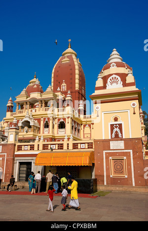 Indien, Delhi, Laxminarayan Temple (Birla Mandir) Stockfoto