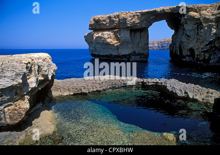 Malta, Insel Gozo, Dwejra Bay, Azure Window Stockfoto