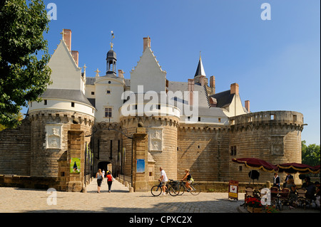 Frankreich, Loire-Atlantique, Nantes, Château des Ducs de Bretagne (Herzöge von Bretagne Castle) Stockfoto