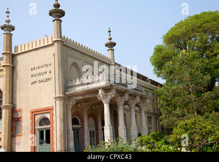 Brighton Museum und bei Galerie Teil des Royal Pavilion in Brighton - UK Stockfoto