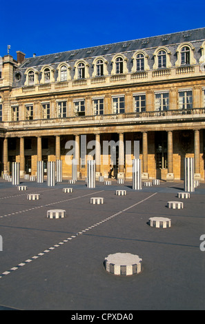 Frankreich, Paris, Palais Royal, Buren Spalten Stockfoto