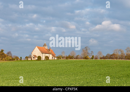 St. Huberts Kirche Idsworth Hampshire Stockfoto