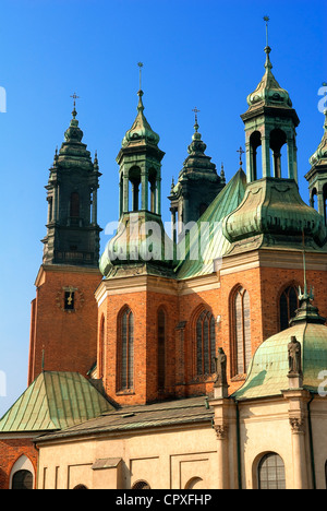 Polen, Großpolen, Poznan, die Kathedrale auf Ostrow Tumski island Stockfoto