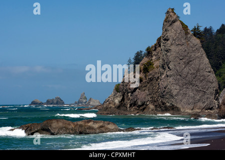 Rialto Strand, in der Nähe von La Push, Washington, USA Stockfoto