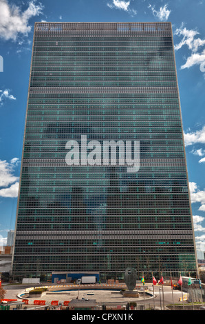 UN-Hauptquartier in Manhattan, New York City Stockfoto
