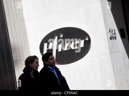 Pfizer-Hauptsitz in Manhattan, New York City Stockfoto